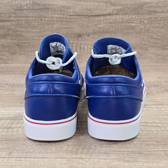 Nike Zoom Stefan Janoski Men's Size 11 Blue Leather Sneakers (559574-981) RARE - Picture 4 of 9